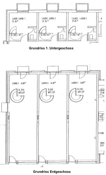 Grundriss Büroeinheit 1-3