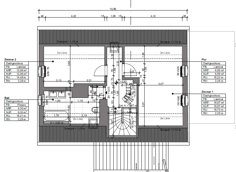 Grundriss Dachgeschoss