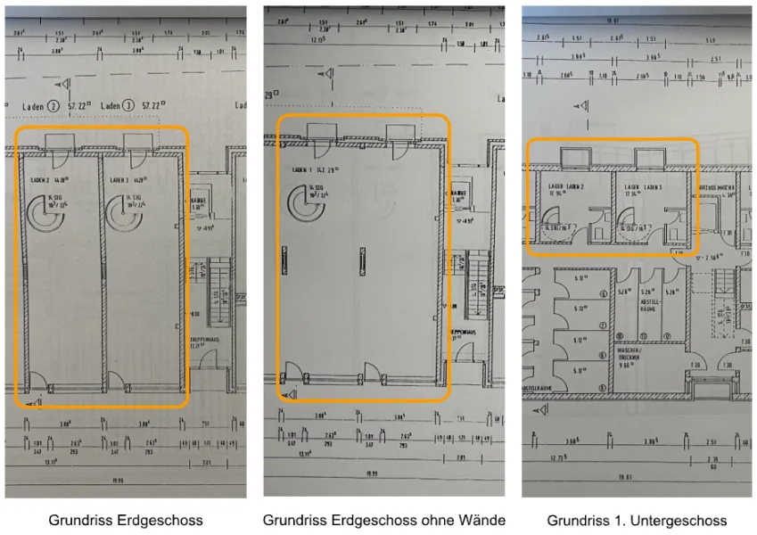 Grundriss Gewerbeeinheit