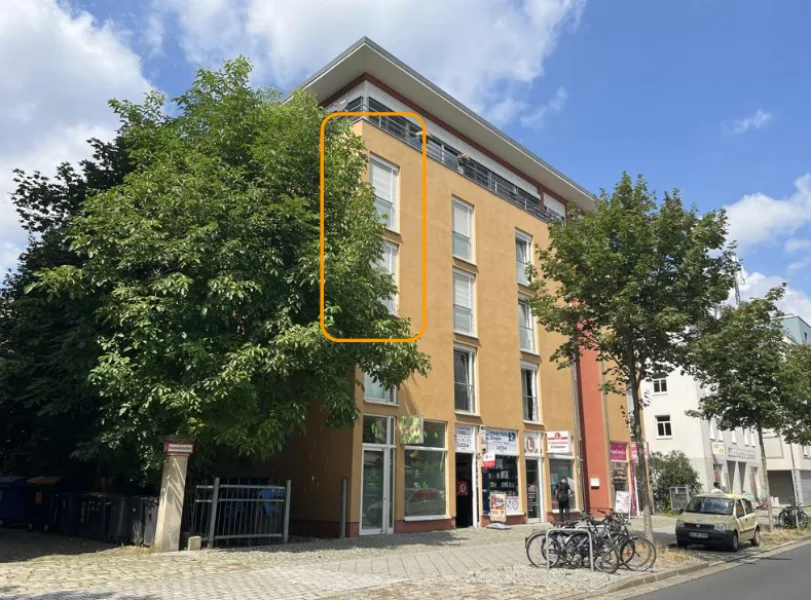 Hausansicht | Wohnungsmarkierung