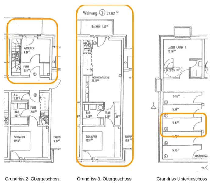 Grundriss Wohnung 3