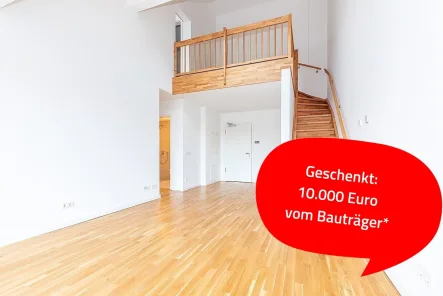 Beispiel Wohn- & Essbereich - Wohnung kaufen in Bestensee - 3-Zimmer-Maisonette mit EBK, Seenähe & Pendler-Vorteil