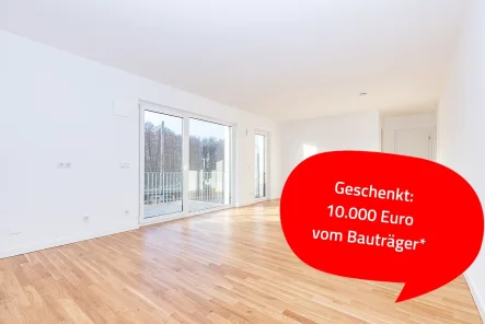 Wohn- & Essbereich - Wohnung kaufen in Bestensee - Großzügige 2-Zimmer-Wohnung mit 2 Badezimmer, EBK & Südbalkon