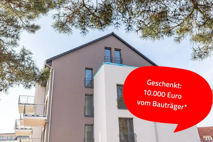 Außenansicht - Wohnung kaufen in Bestensee - Dachgeschosstraum- 2-Zimmer-Maisonette mit EBK & Terrasse 