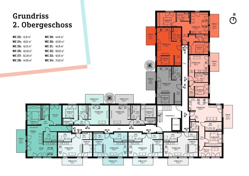 Grundriss 2. Obergeschoss