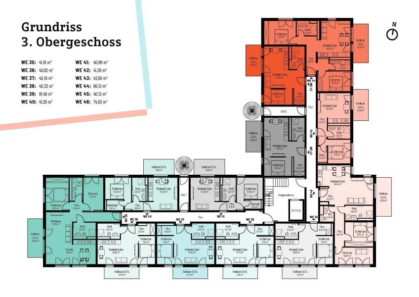 Grundriss 3. Obergeschoss