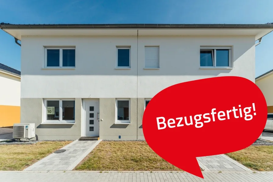 Außenansicht Haustyp 5 - Haus kaufen in Bestensee - Nachhaltiges Wohnen: Doppelhaushälfte mit KfW 55 Standard!