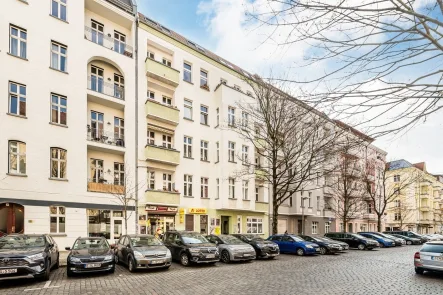 Straßenansicht - Büro/Praxis kaufen in Berlin - Gewerberäume im beliebten Bötzowviertel