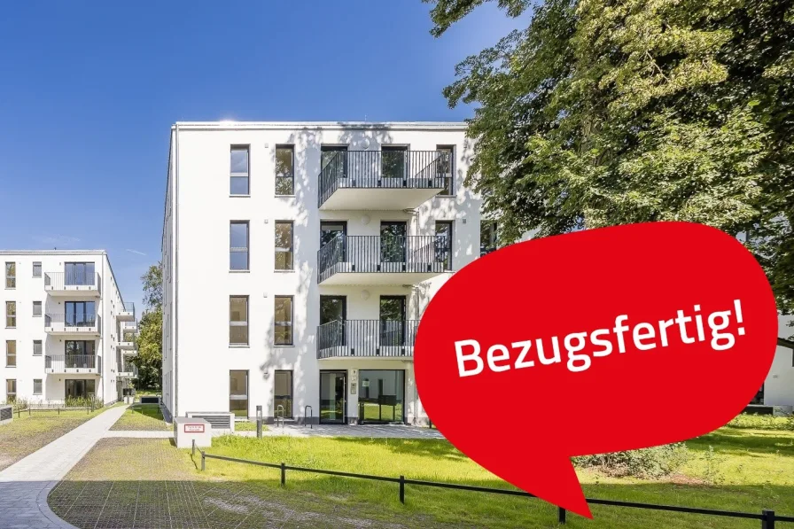 Außenansicht Eingang - Wohnung kaufen in Königs Wusterhausen - Erstbezug! 3 Zimmer mit hochwertiger Ausstattung & Balkon