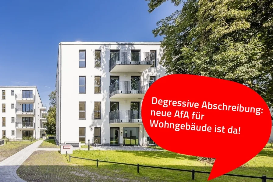 Außenansicht Eingang - Wohnung kaufen in Königs Wusterhausen - Renditestarke Neubauwohnung im Kronenpark!