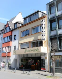 Front - Haus kaufen in Bad Honnef - Gepflegtes Wohn- und Geschäftshaus in Bad Honnef zu verkaufen.