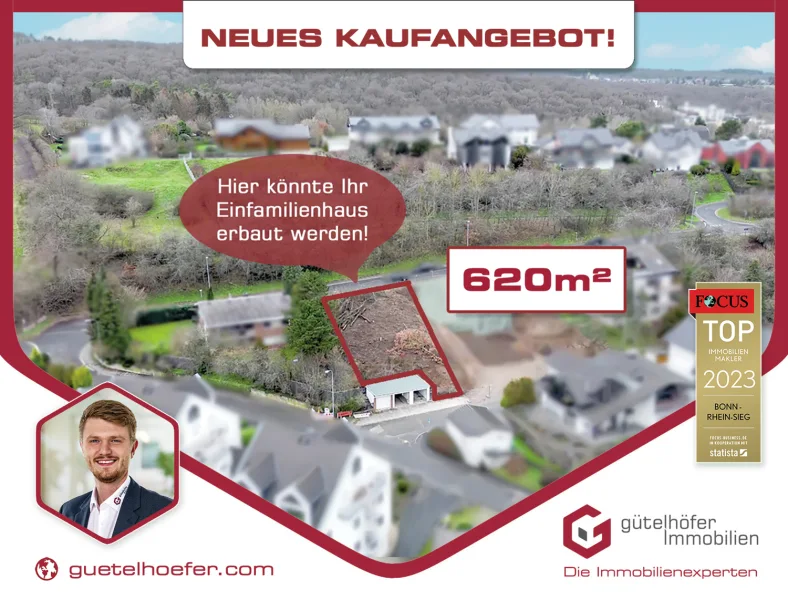 Frame2023 - Grundstück kaufen in Bad Münstereifel - Erfüllen Sie sich Ihren Neubautraum! Exklusives 620m² Baugrundstück in Top Halbhöhenlage