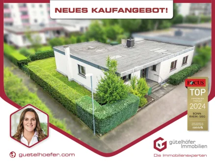 NEUES KAUFANGEBOT - Haus kaufen in Rheinbach - Bezugsfreier Bungalow auf Erbpachtgrund mit Garten, Garage und viel Potenzial in beliebter Stadtlage