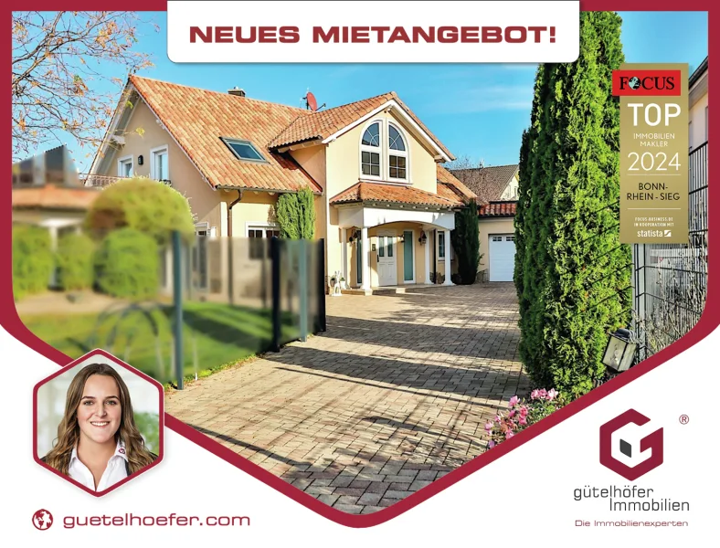 NEUES MIETANGEBOT - Haus mieten in Rheinbach - Stilsicher residieren in Rheinbach! Mediterrane Stadtvilla in exklusiver Stadtlage - bezugsfrei!