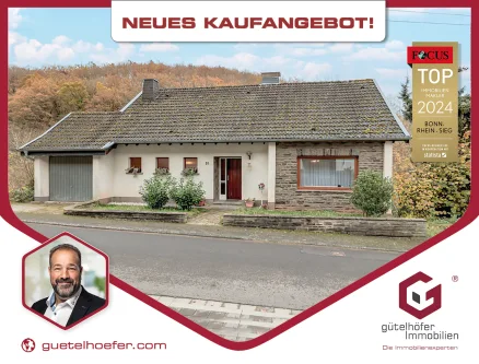 Neues Kaufangebot - Haus kaufen in Schleiden / Gemünd - Handwerklich begabt? Einfamilienhaus am Bachlauf mit Einliegerwohnung, Garten, Garage und Potenzial