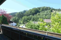 Aussicht vom Balkon