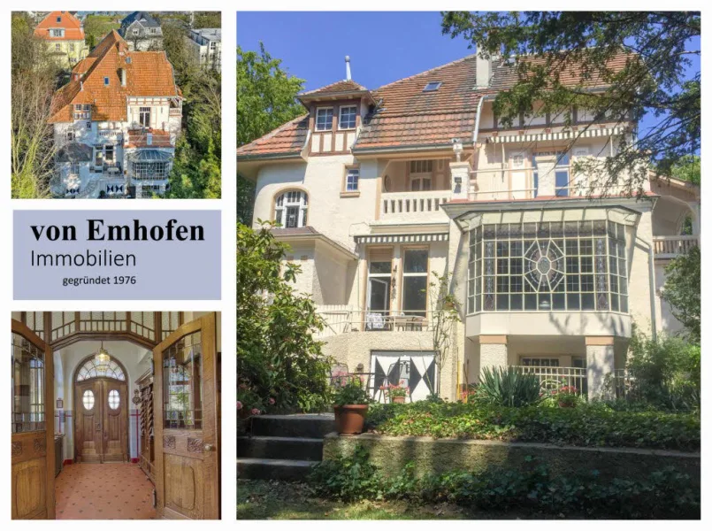 Bild1 - Haus kaufen in Bonn-Rüngsdof - prachtvolle  Villa von 1909 in Bonn Rüngsdorf originalerhalten