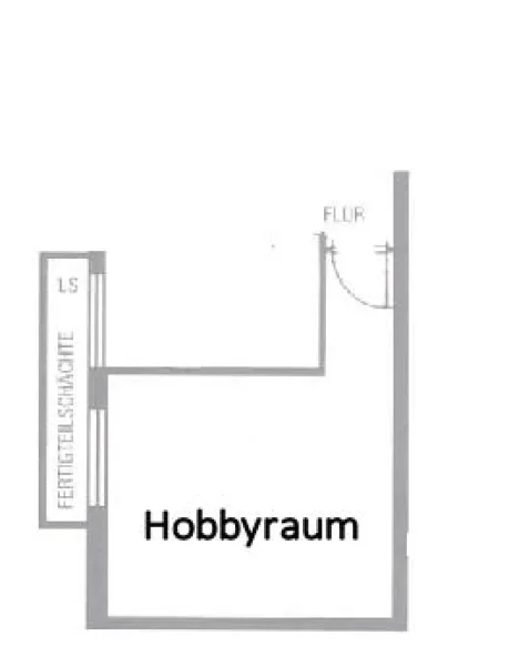 Grundriss Hobbyraum