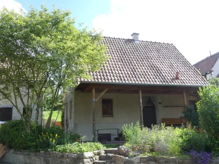 Ansicht Straßenseite - Haus kaufen in Käbschütztal - Gemütliches kleines Eigenheim in ländlicher Idylle bei Meißen