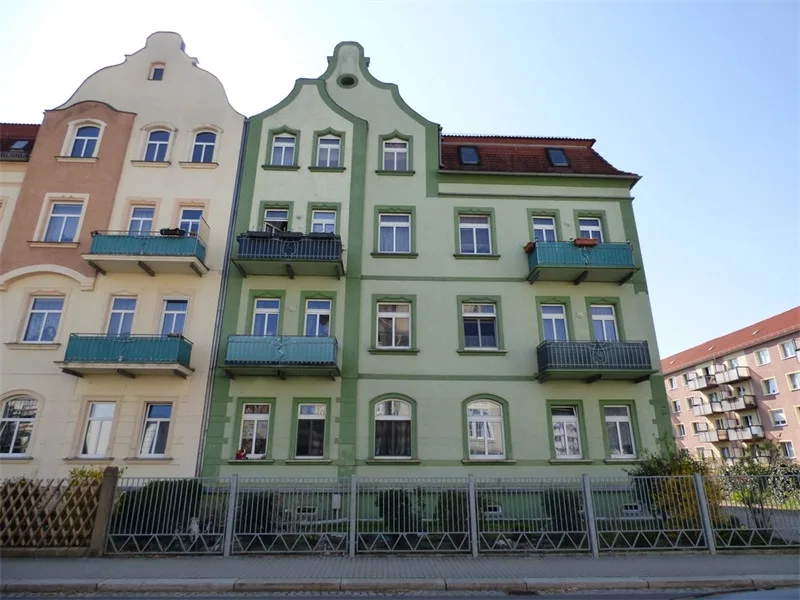 Objektansicht - Wohnung mieten in Meissen - Tolle 3-Raumwohnung mit Balkon in Meißen-Cölln