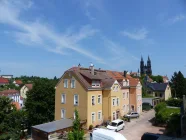 Aussicht vom Balkon