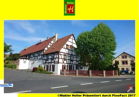 Objektansicht - Haus kaufen in Ebersbach/ OT Rödern - Historisches Fachwerkhaus, zentral gelegen, in der Nähe von Dresden