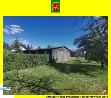 1 Blick aufs Grundstück - Grundstück kaufen in Zeithain/ OT Neudorf - Idyllisches Grundstück am Ortsrand von Zeithain