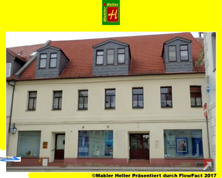 Aussenansicht - Büro/Praxis kaufen in Großenhain - Ansprechende Büroräume im Zentrum von Großenhain