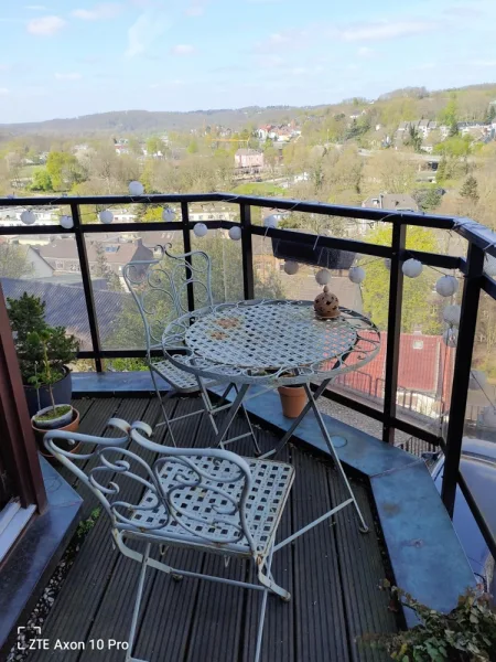 Balkon mit Westblick