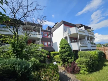 Vorderseite - Wohnung kaufen in Saarbrücken - Maisonettewohnung mit 40 m² Dachterrasse / Tiefgarage in Top-Lage von Saarbrücken-Triller