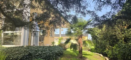 Garten - Haus kaufen in Heusweiler - Gehobene Landhausvilla mit schönem Grundstück in Heusweiler