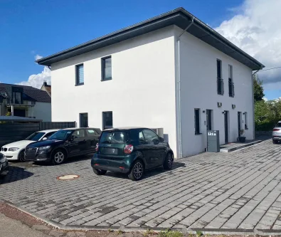 Außenansicht - Haus kaufen in Saarbrücken - !!PROVISIONSFREI!!Tolle Neubau-Doppelhaushälfte in ruhiger zentrumsnaher Lage!