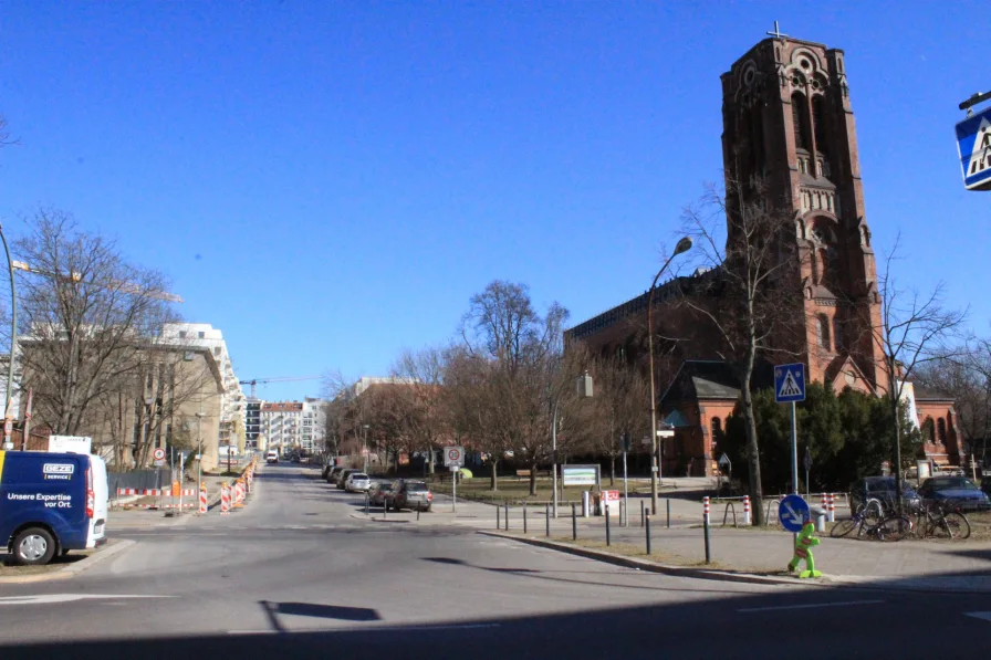 Blick in die Pufendorfstraße