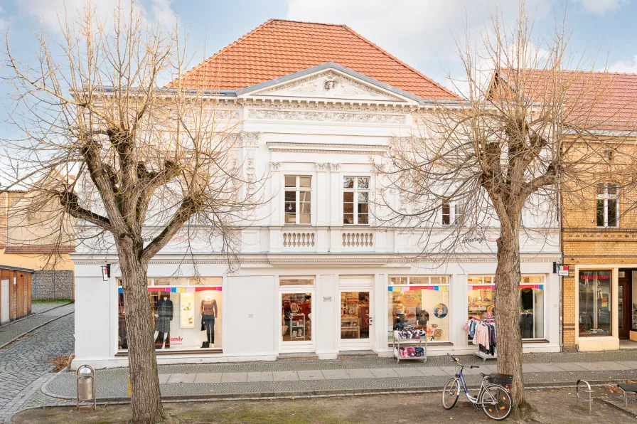 Hausansicht vorn - Haus kaufen in Treuenbrietzen - Historisches Denkmalensemble am Marktplatz!