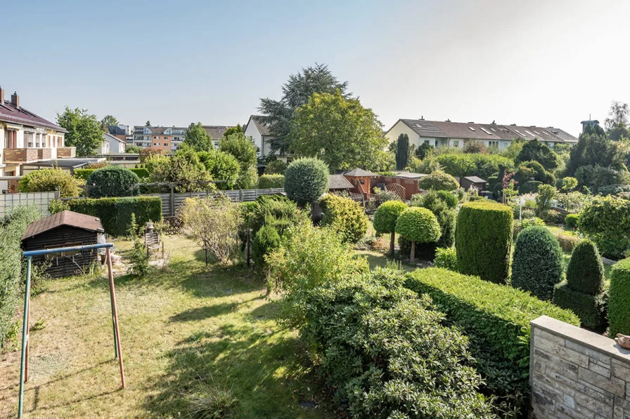 Herrlicher Garten- u Weitblick