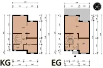 KG und EG - Ca.-Angaben