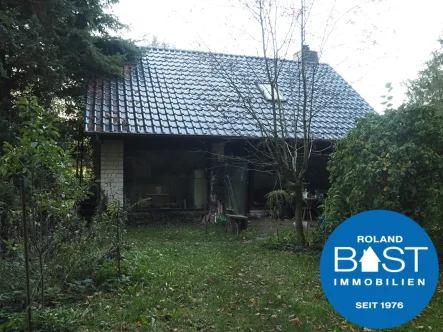 LOGO hinten - Haus kaufen in Rosche - Kleines Einfamilienhaus auf großem Grundstück mit altem Baumbestand