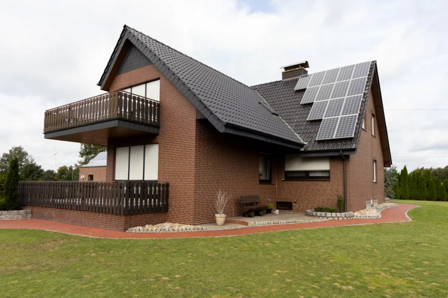 Seitenansicht  - Haus kaufen in Mettingen - Anspruchsvolles Wohnen in bester Lage,  Ein-Zweifamilienhaus