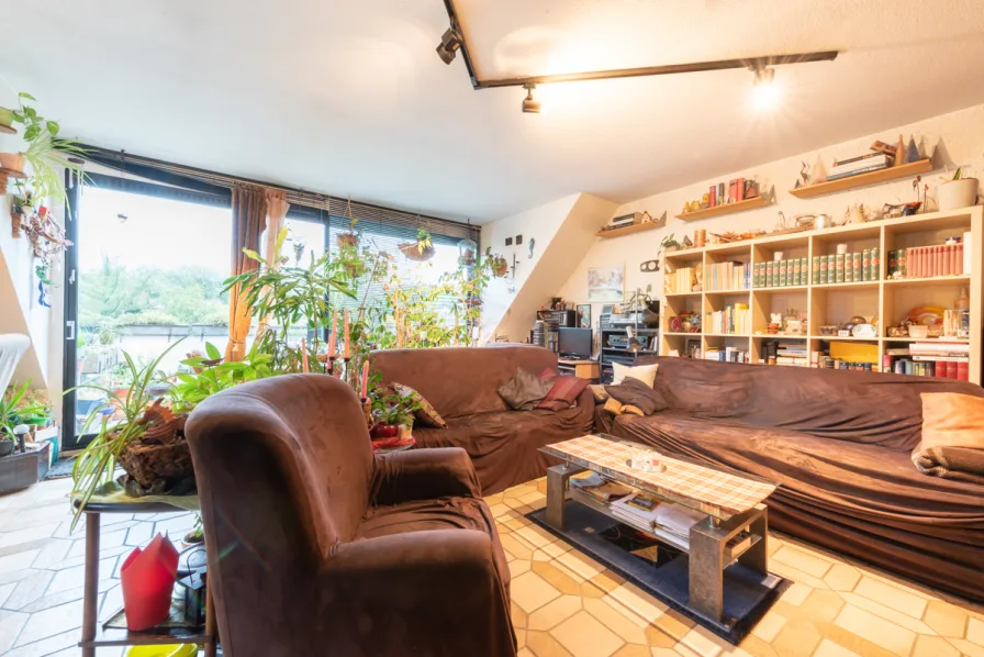 Ansicht Wohnzimmer - Wohnung kaufen in Essen / Frohnhausen - 3,5-Zimmerwohnung in ruhiger Lage von Frohnhausen!