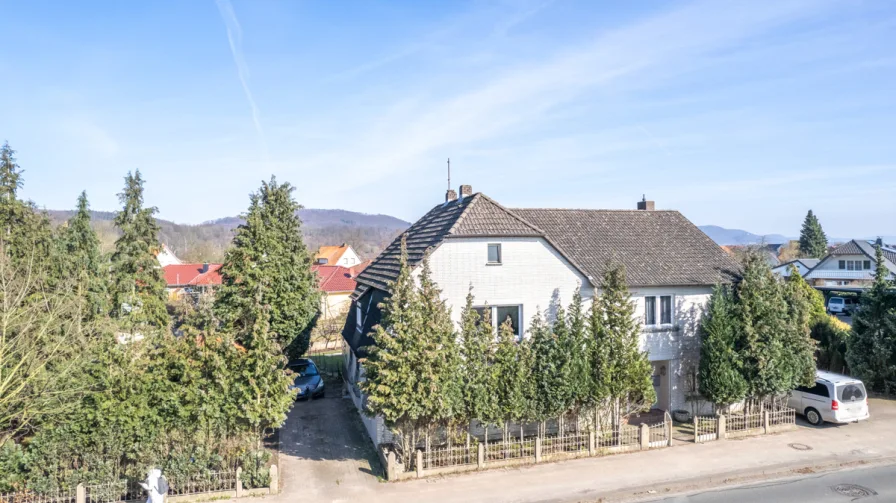 Ansicht Strasse - Haus kaufen in Rinteln / Engern - wohnen am Weserbogen...Ihr neues zu Hause...