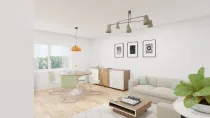 Wohnzimmer visualisiert