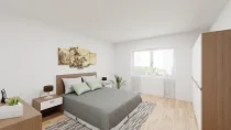 Schlafzimmer visualisiert