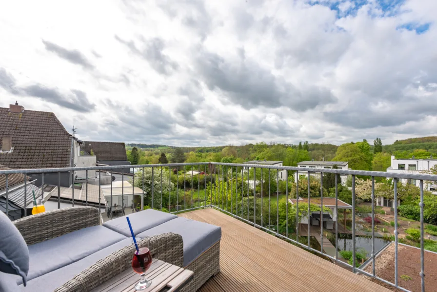 Weitblick von der Dachterrasse