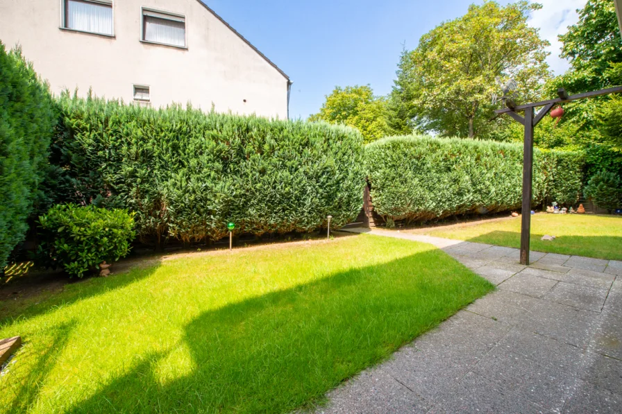 Ansicht Garten  - Haus kaufen in Essen / Heisingen - Charmante Doppelhaushälfte in Seenähe