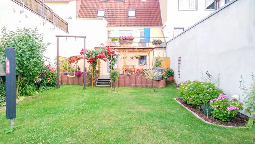 Rückansicht - Haus kaufen in Burgstädt - Ihr Stadthaus in Burgstädt