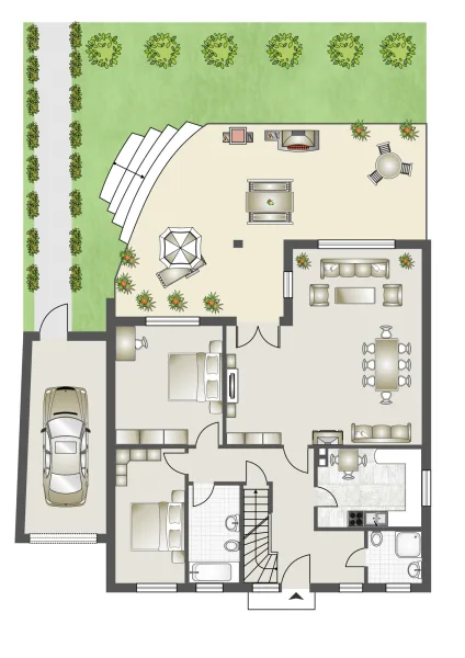 Grundriss EG (schematisch dargestellt)