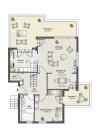 2.Obergeschoss aktuelle Variante (schematisch dargestellt)