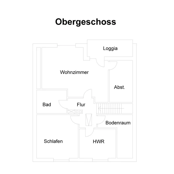 Grundriss Obergeschoss 