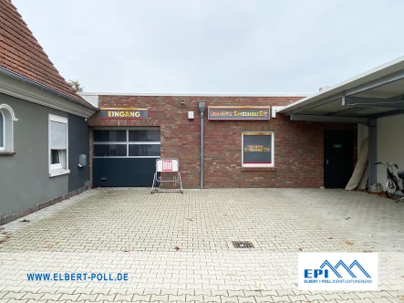 Titelbild - Halle/Lager/Produktion mieten in Nordhorn - Gewerbehalle (ehemalige Spielhalle) mit Lagerraum zu vermieten.