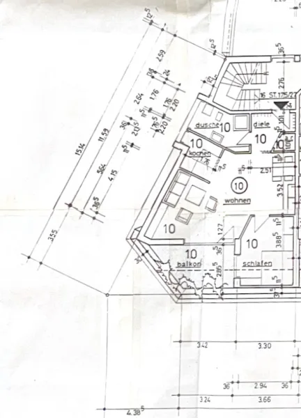 Grundriss WE 10